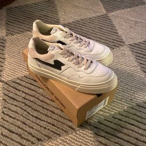 Stephen Workers Club Pearl S-Strike Leather WHT-BLK